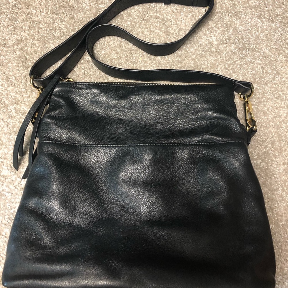 Margot Soft Black Leather Purse